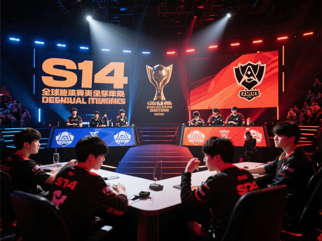当灯光聚焦，战队集结，S14全球总决赛的