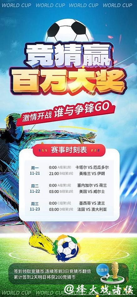 参与2026世界杯竞猜,赢取百万大奖活动 参与2026世界杯竞猜,赢取百万大奖活动